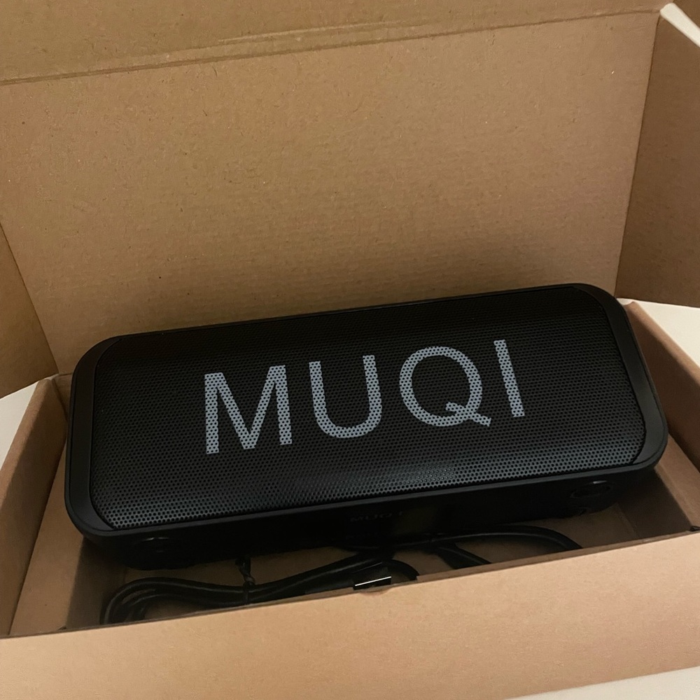 MUQI 13 Bluetooth Stereo Speaker IPX7 Waterproof Portable Wireless